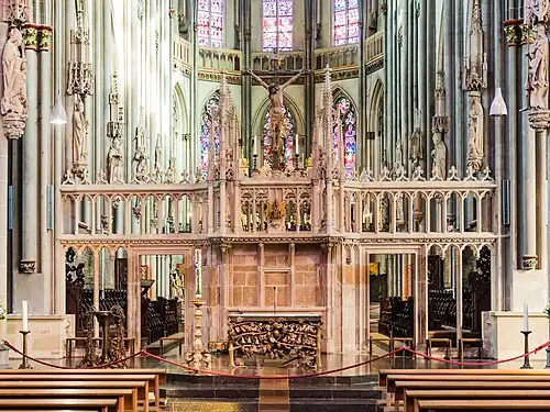 Lettner vom Ende des 14. Jahrhunderts