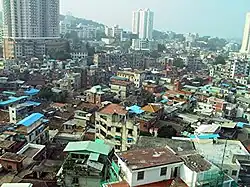 Alte und neue Gebäude in Xiamen