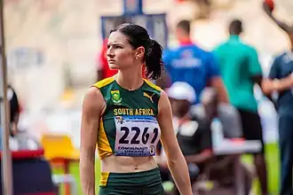 Yvonne Robson bei den Afrikameisterschaften 2024 in Douala