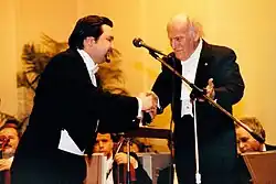 Béla Mavrák und Yehudi Mehuhin