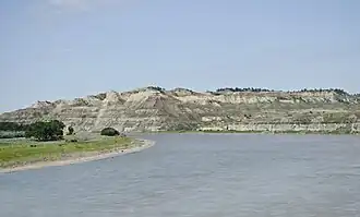 Yellowstone River bei Sidney, Montana