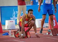 Yidiel Contreras Rang sieben in 13,65&nbsp;s