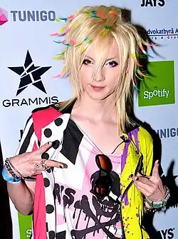 Yohio bei den Grammis 2013 in Stockholm