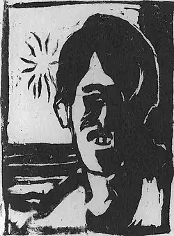 Yorozu: „Mann, die Zähne zeigend“ (1913)