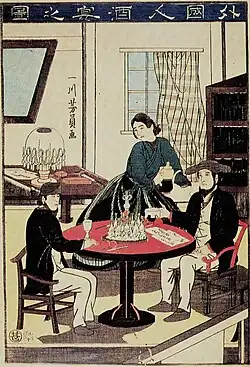 Yoshikazu: Trinken, 1864