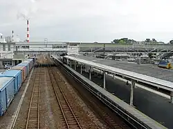 Aussicht von der westlichen Überführung