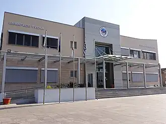 Das Gemeindehaus von Ypsonas