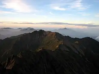 Sonnenaufgang über dem Yushan