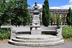 Wilhelm-Baumgartner-Denkmal auf dem Platzspitz in Zürich, 1890/91
