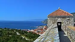 Blick auf die Küste