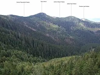 Blick von der Gęsia Szyja