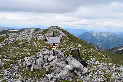 Gipfelkreuz des Zagelkogels