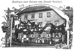 Vermutlich ein Zeitungsinserat um 1904