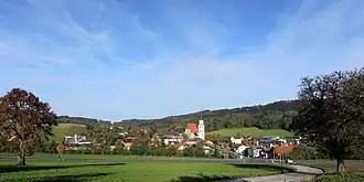 Südwestansicht von Zell am Pettenfirst