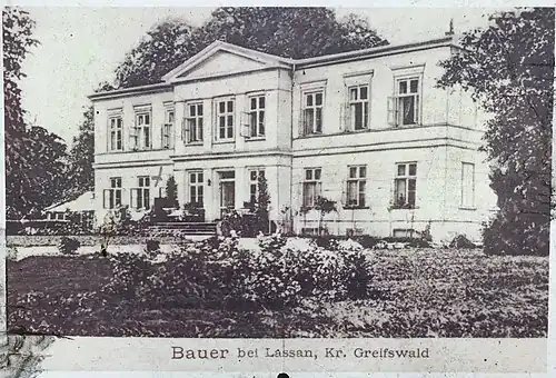 Historische Ansicht Gutshaus Wehrland