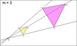 b) Äußerer Ähnlichkeitspunkt