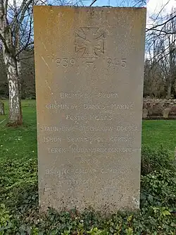 Divisionsdenkmal Rückseite