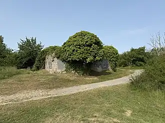 Zentrale Kasematte der Stellung am Mont Canisy