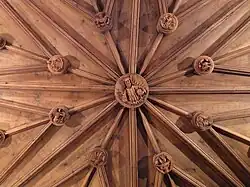 Zentrum der Decke im Zscheckenbürlin-Zimmer