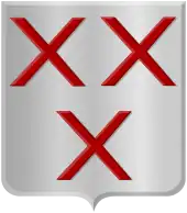 Wappen des Ortes Zevenbergen