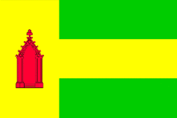 Flagge des Ortes Zevenhuizen-Moerkapelle