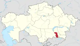 Lage in Kasachstan