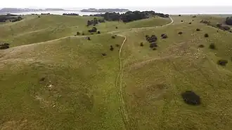 Blick von Norden auf den Bakenberg