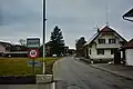 Ortseingang von Zielebach an der Strasse von Obergerlafingen