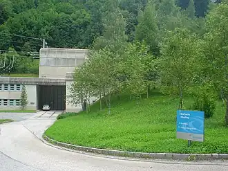 Kraftwerk Häusling Außenanlagen