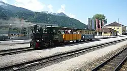 Hobbyzug mit Lok 6 in Jenbach (2013)