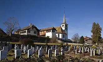 Kirche und Friedhof Zimmerwald