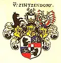 Wappen der Freiherren und späteren Grafen von Zinzendorf