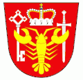Wappen der Gemeinde Rudoltice (Rudelsdorf) in Tschechien