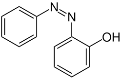Strukturformel von (Z)-o-Hydroxyazobenzol