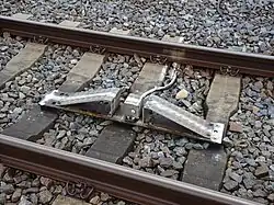 Zug­schluss­empfänger für die Gleis­frei­meldung