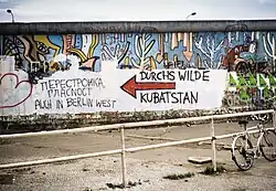 Mauer am Potsdamer Platz, Juni 1988