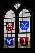 Rechtes Fenster mit Zunftwappen (* 2017)