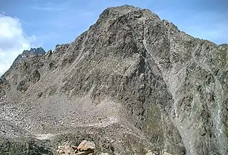 Zuragkogel vom Brandkogel aus (von Osten)