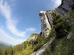 Zwölferturm an der Gedererwand