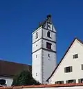 Kirchturm von Zwiefaltendorf