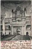 Innenansicht mit Orgel 1903