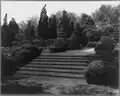 Killenworth, Haus von George Dupont Pratt, Glen Cove, New York. Treppe zum versunkenen Garten (1915)