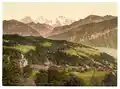 Beatenberg mit Hotel Silberhorn um 1900