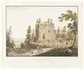 Ruine der Burg Ägerten, 1825