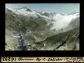 Oberaaralp mit Baustelle der Staumauer (1952)