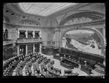Innenansicht des Nationalratsaals im Bundeshaus, 1911