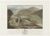 Bachalp oberhalb Grindelwald, Aquatinta nach Caspar Wolf (1784)