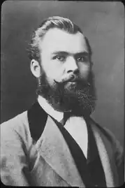 Conrad Keller 1870 als 22-jähriger Lehrer