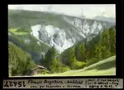 Bergsturz-Schlucht von zwischen Valendas und Versam. Bild von Leo Wehrli (1949)