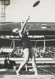 Olympiasiegerin Olga Fikotová (Foto aus dem Jahr&nbsp;1960)